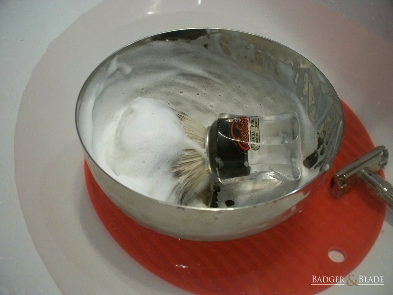 Floating Stainless Steel Lather Bowl