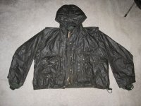 mouldy barbour jacket