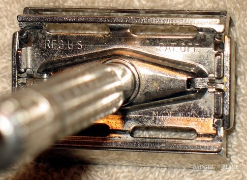 1955 Gillette Tech (date code A1) underside