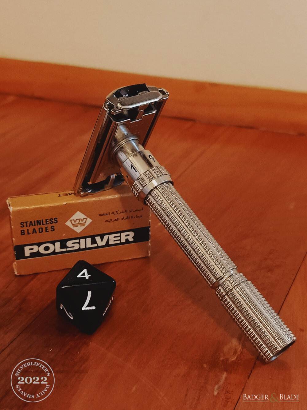 1964 Gillette Slim (7) - Polsilver Stainless (4)