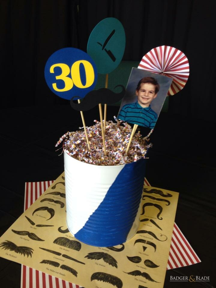 30thParty centerpiece