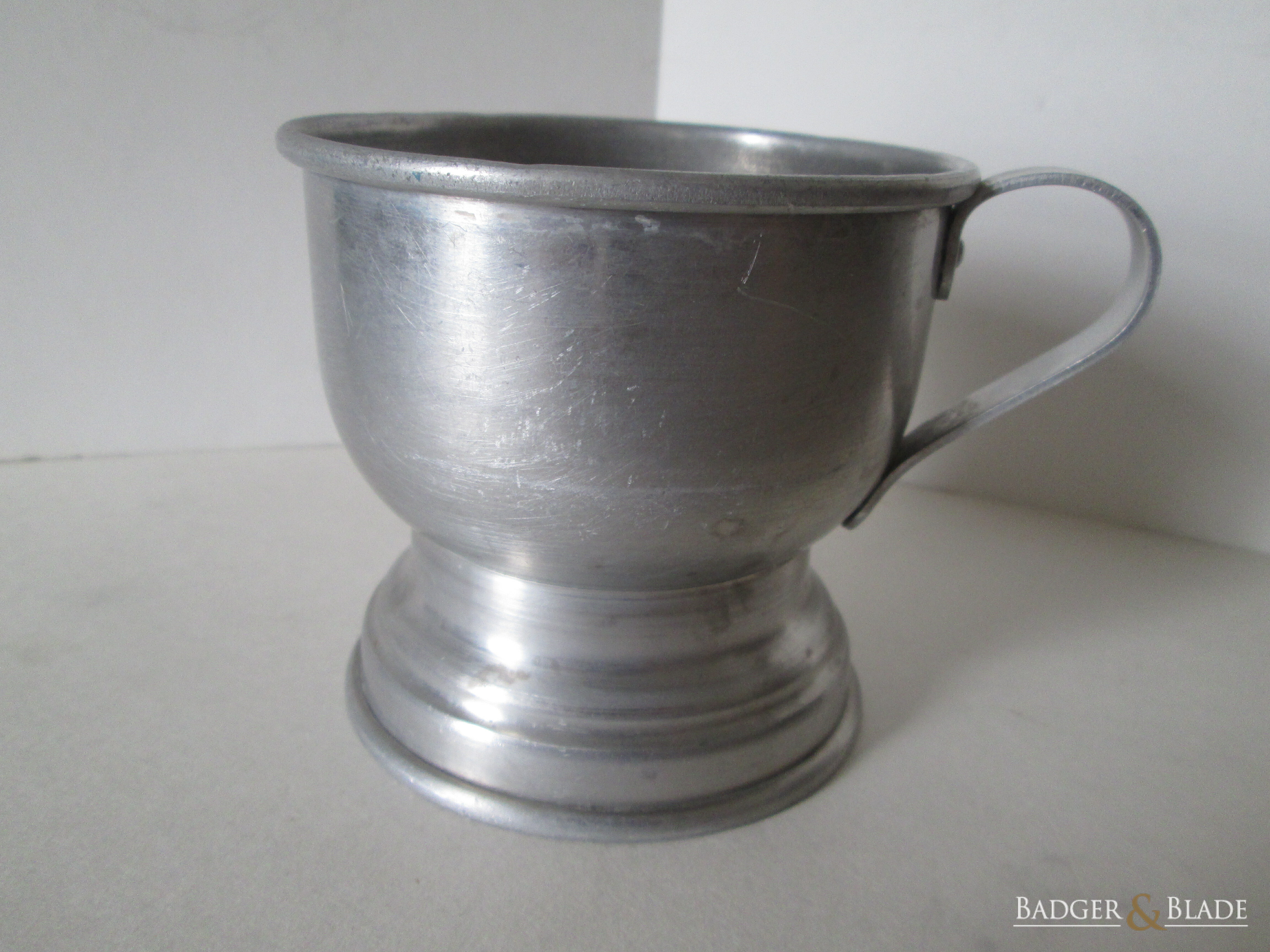 Aluminum Shave Mug