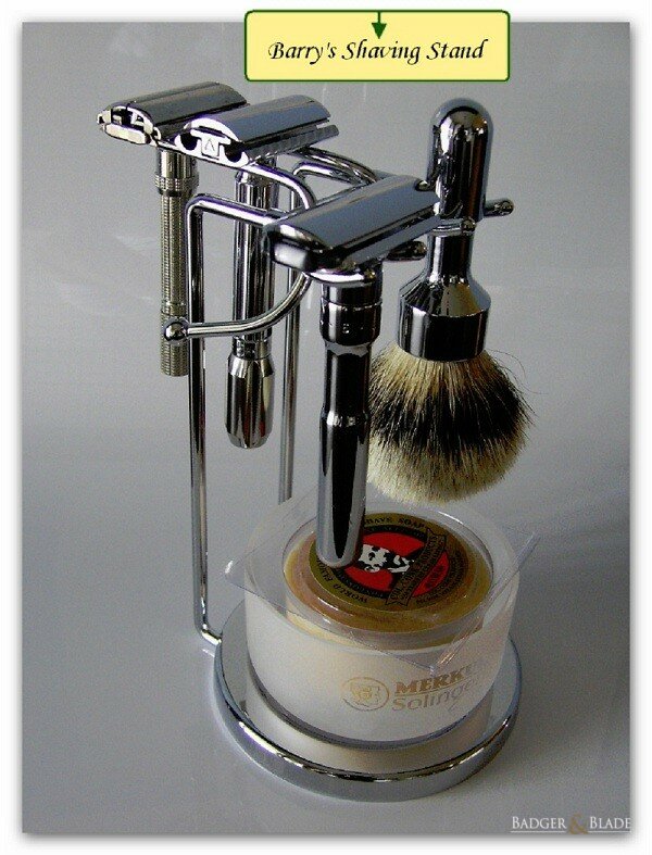 Barry's Shaving Stand.