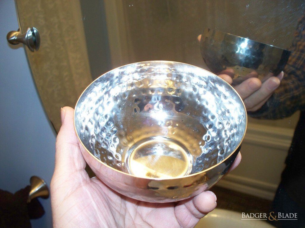Hammered Stainless Steel Bowl