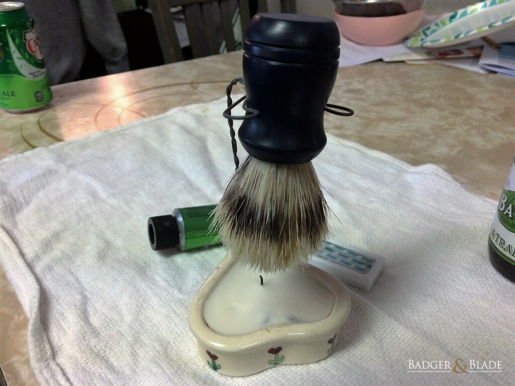 Home made brush caddy