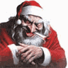 leering santa