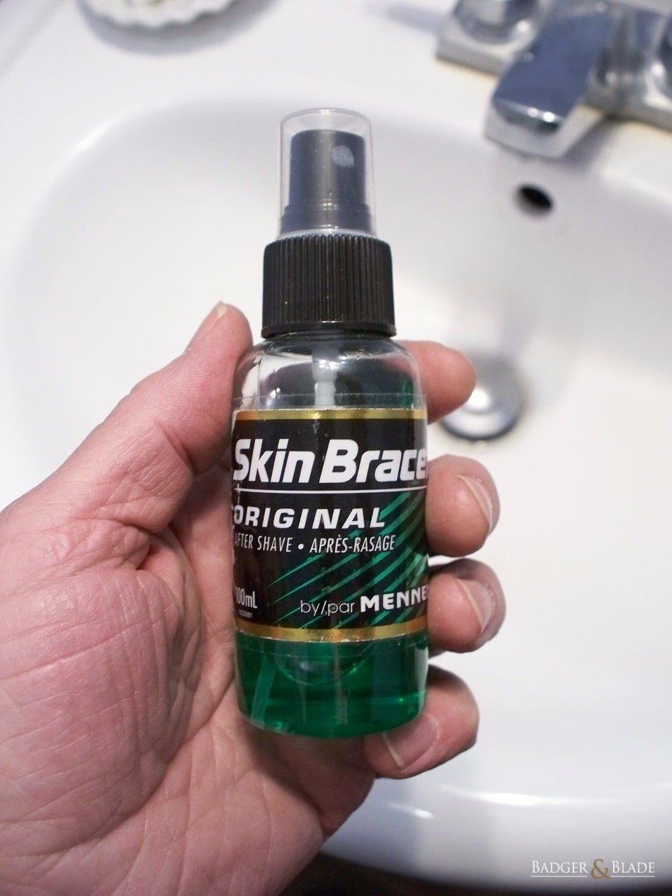Mennen Skin Bracer in a Spray Bottle