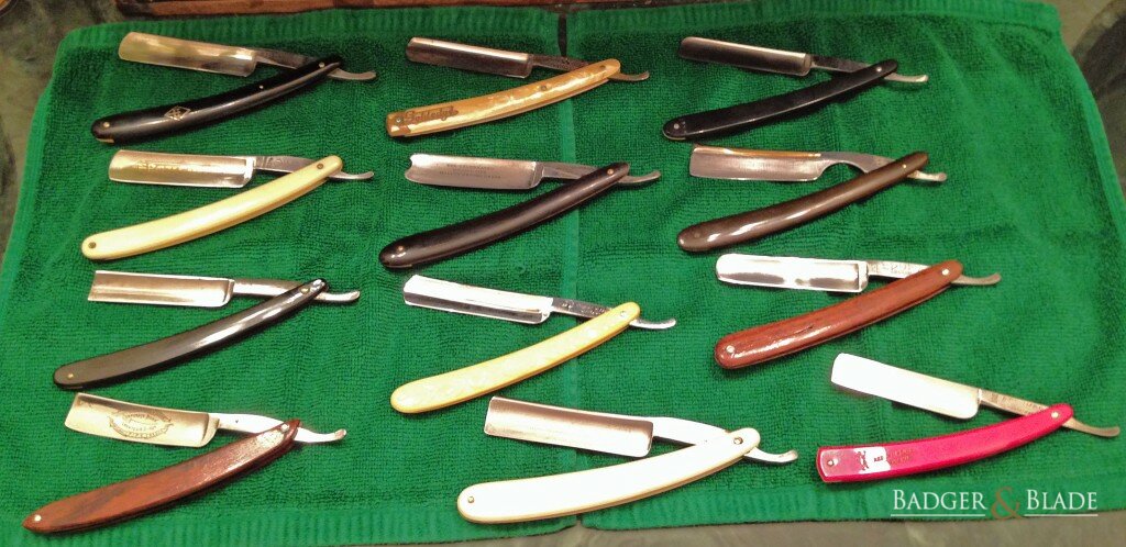 My straight razor rotation