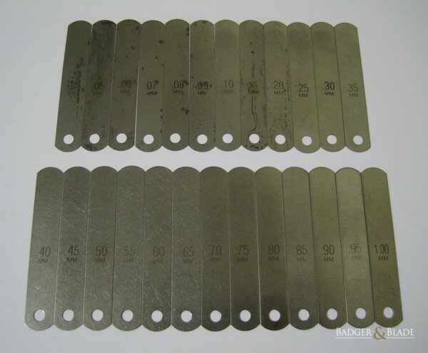 OEM Metric Feeler Gauge - Cleaned Blades - All