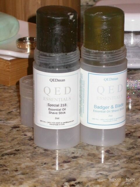 QED Special 218 - Badger & Blade Shave Sticks