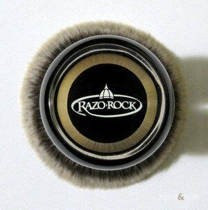 RazoRock BC Silvertip Plissoft Synthetic Shaving Brush - Bottom View