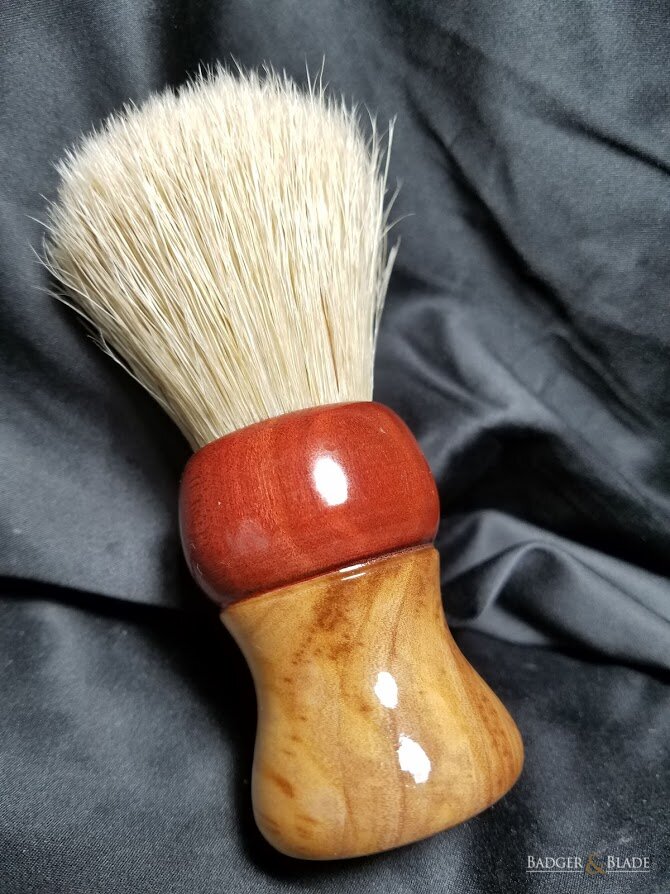 Redheart and Olive wood 27mm Boar Auction8