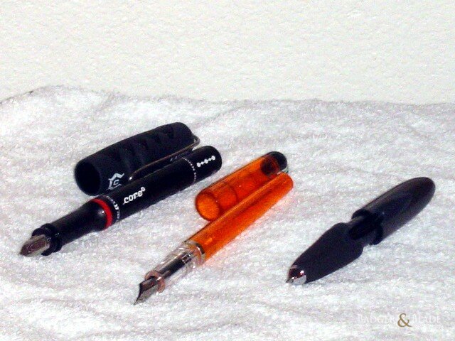 Rotring and Waterman Fountain Pens, Cross Gel Pen