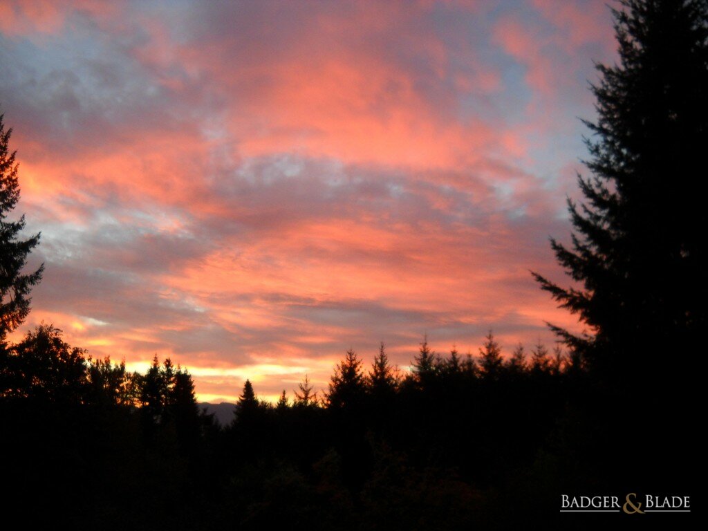 Sweet Home Oregon Sunrise