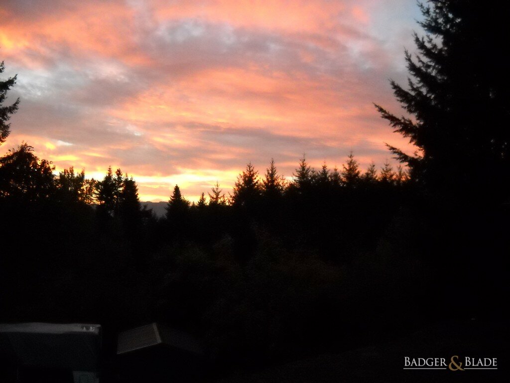 Sweet Home Oregon Sunrise