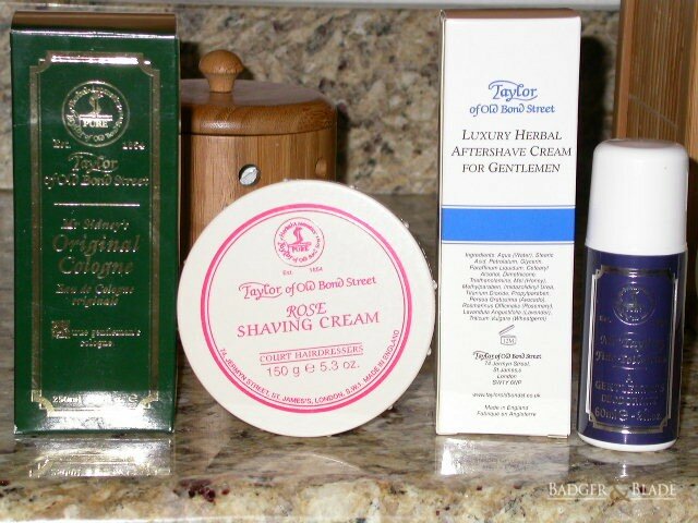 Taylors Mr. Sidney Cologne Rose Shaving Cream Luxury Herbal Aftershave Cream Mr. Taylor Roll-on