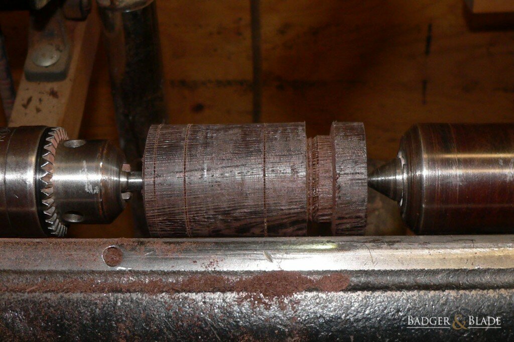Turning a Tulip handle from wenge