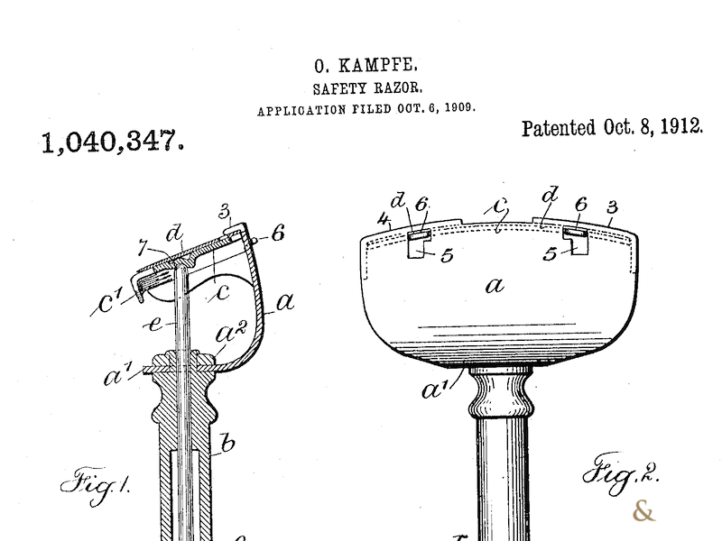 US1040347 Kampfe 1912 patent