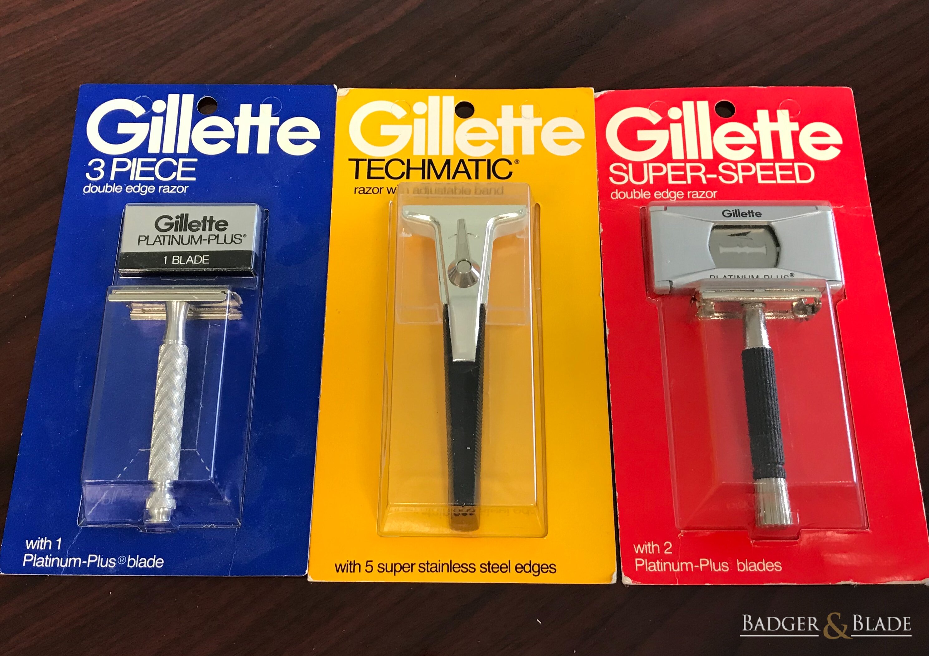 Various Gillettes